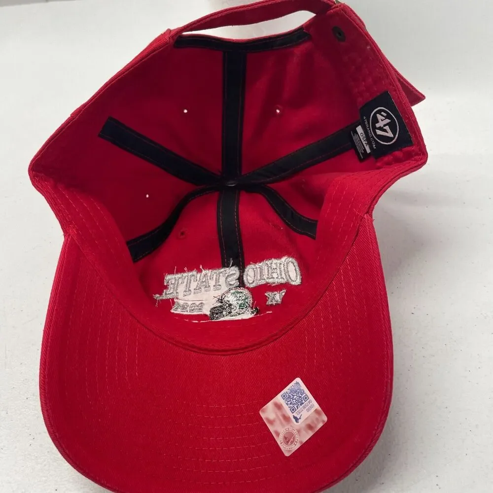 ‘47 Brand Clean Up Ohio State 2024 National Champions Playoff Champs CFP Hat Cap